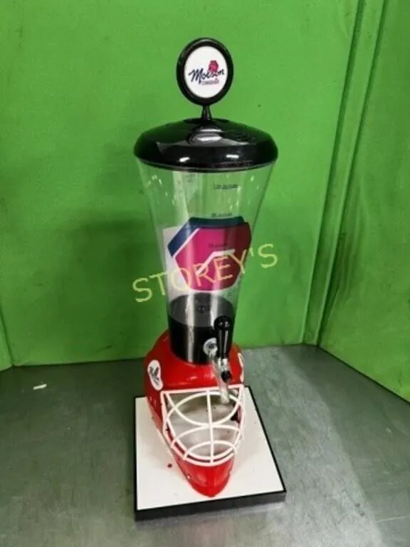 Molson Canadian 128oz Helmet Drink Dispenser