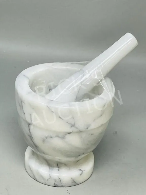 alabaster mortar & pestle