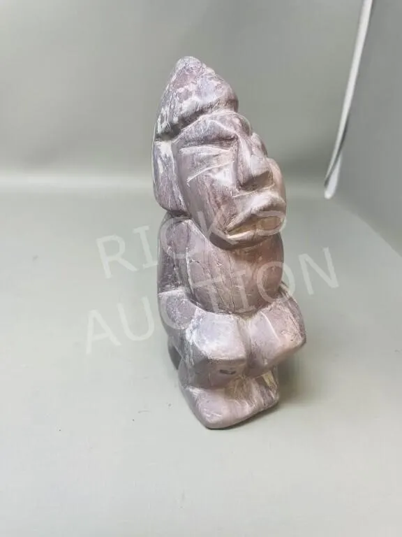 stone sculpture - 7" tall