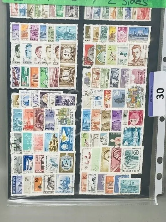 200 Hungary & Italy stamps