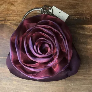 Dark purple evening clutch