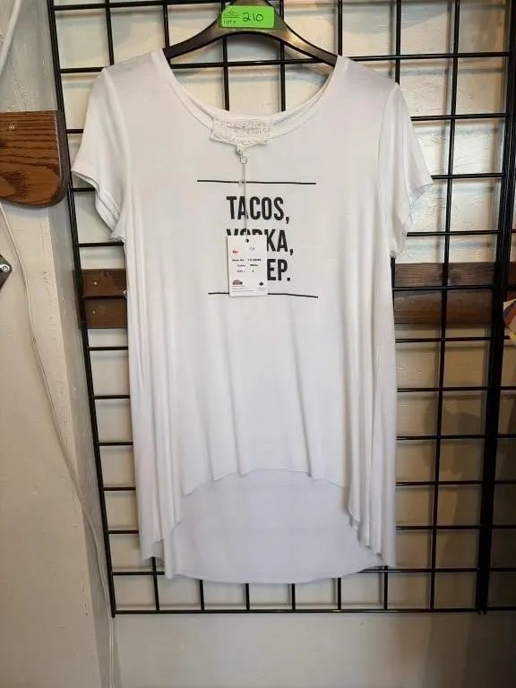 A Pink Martini White T-Shirt