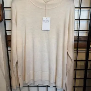 M Pink Martini Beige Bethany Sweater