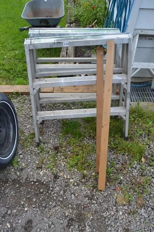2 Aluminum Industrial saw horses