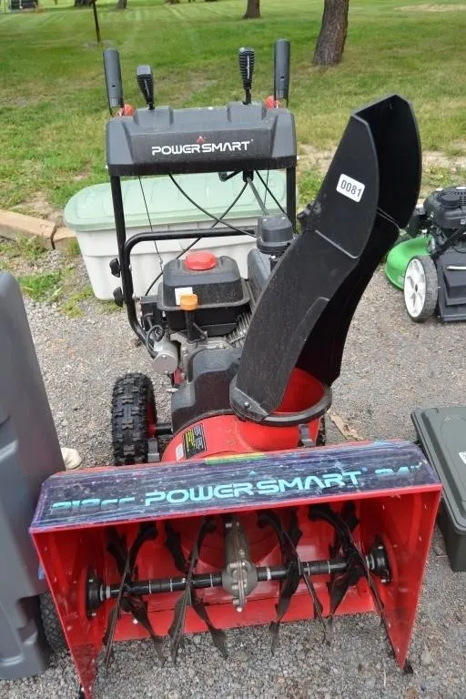 212 cc power smart 24" gas snowblower