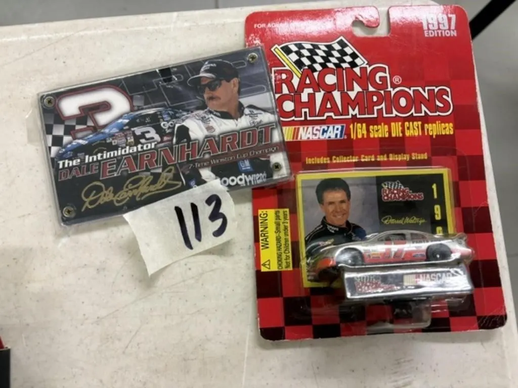 DARREL WALTRIP & DALE EARNHARDT SIGNATURE CARD