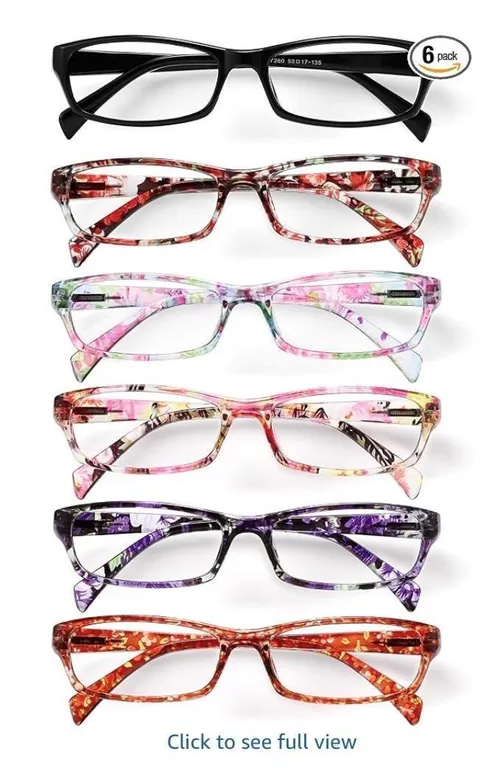 Gaoye Reading Glasses 2.25 6pk Blue Light Readers