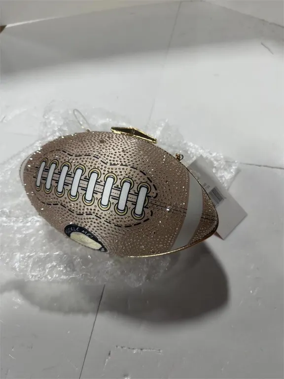 Betsey Johnson BJ102700 Football Rhinestone Clutch