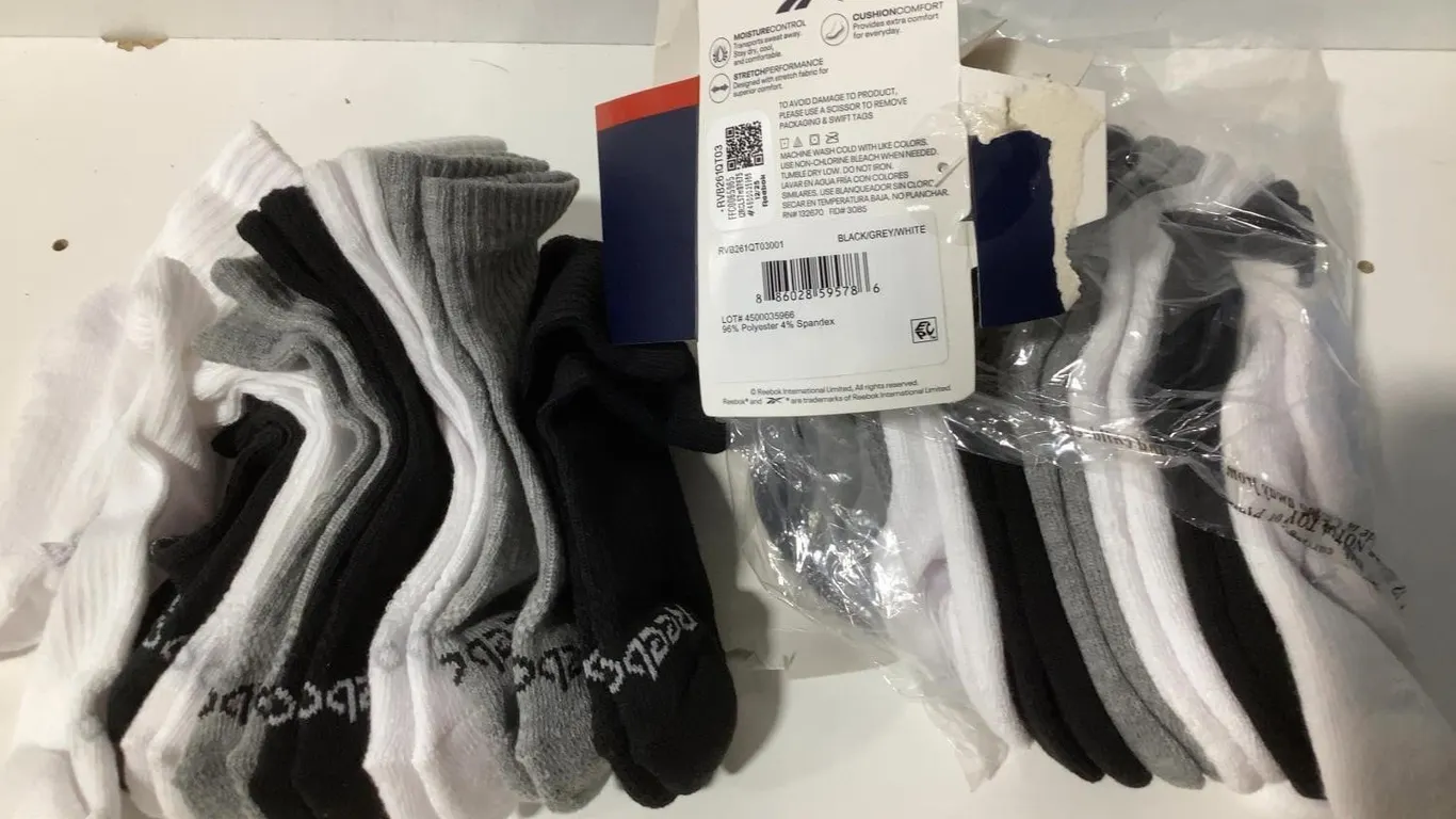 Reebok Performance Crew Socks Multi-Pack