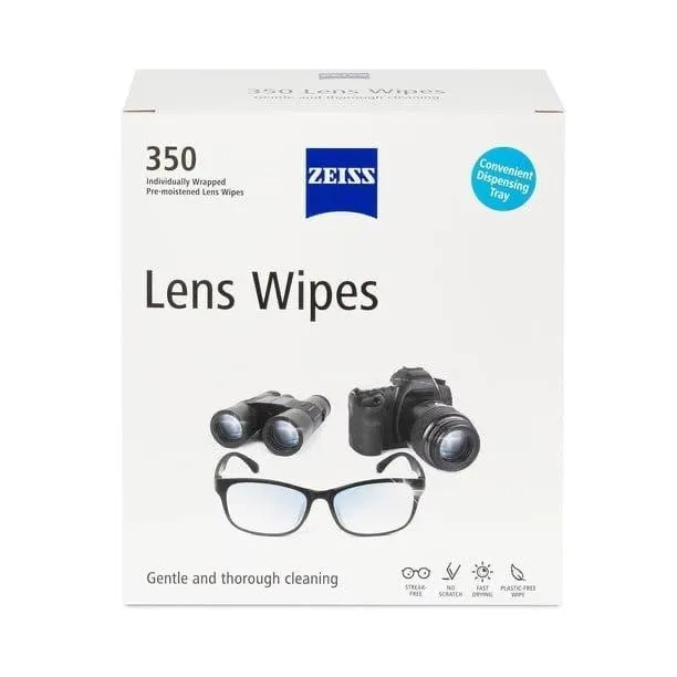 Zeiss Lens Wipes 350ct Cleaning Wipes