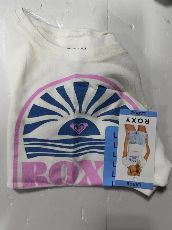 Roxy Graphic T-Shirt White Size Large