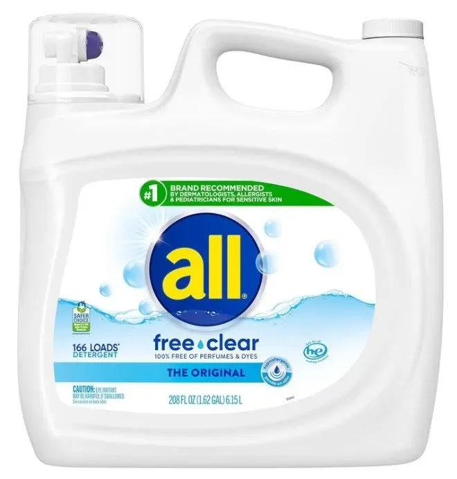 All Free Clear Liquid Laundry Detergent 208oz