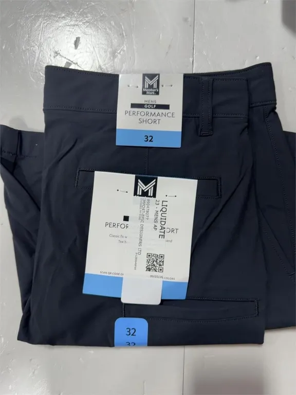 Golf Performance Shorts Dark Gray Size 32