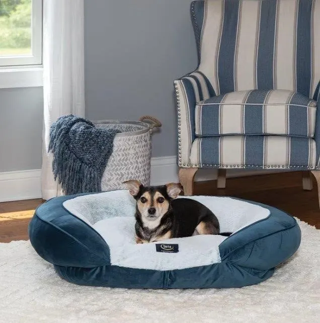 Serta Oval Couch Cat Dog Bed Large