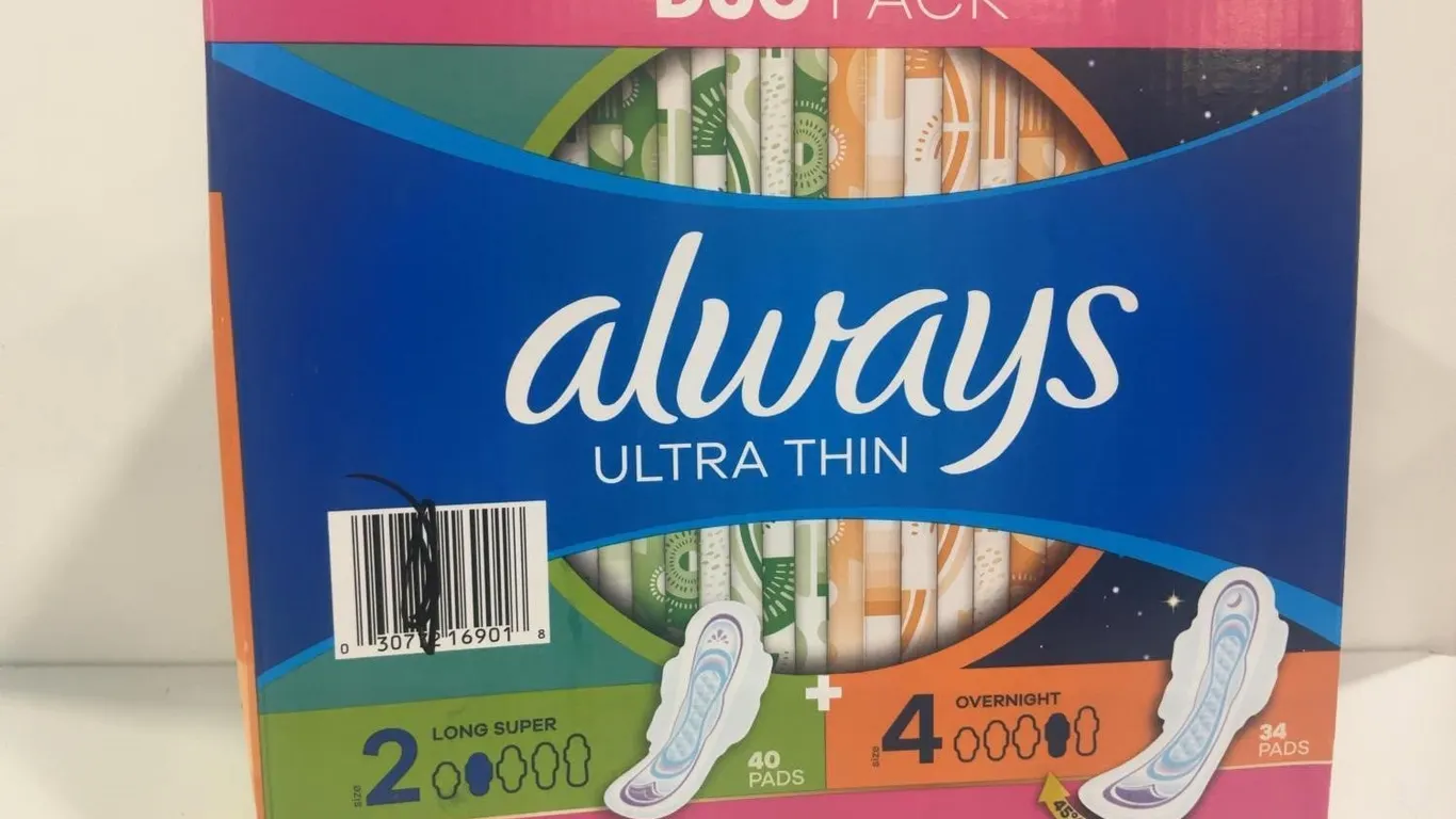 Always Ultra Thin Pads 74ct Duo Pack