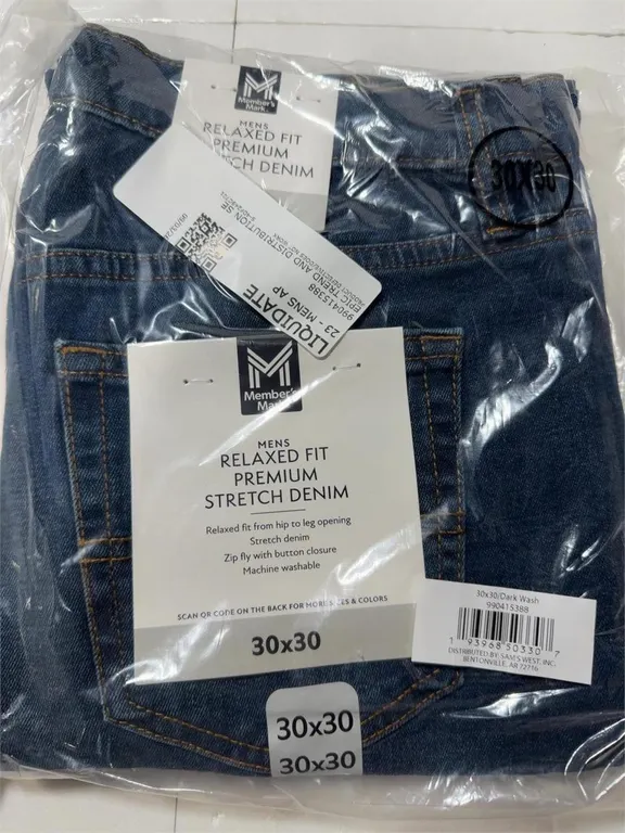 Relaxed Fit Premium Stretch Denim Jeans 30x30