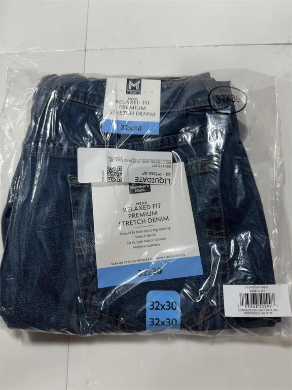 Relaxed Fit Premium Stretch Denim Jeans 32x30