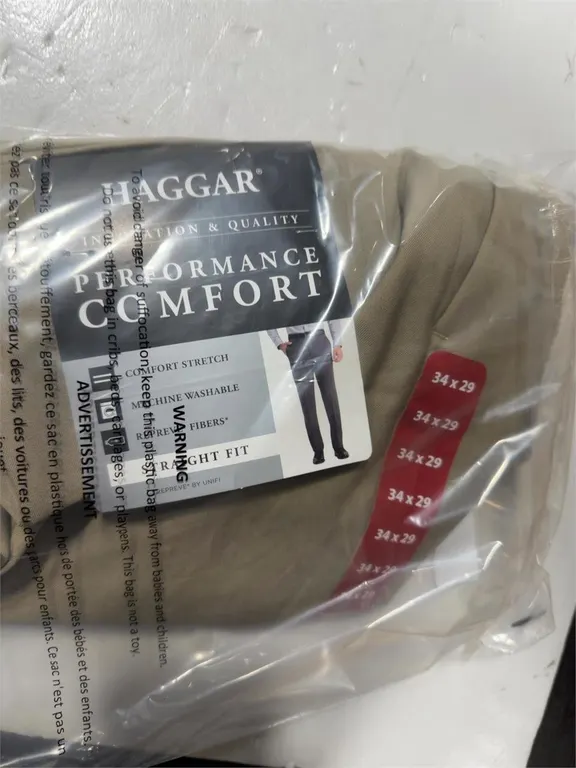 Haggar Performance Comfort Straight Fit Pants...