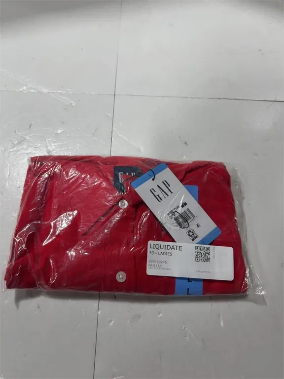 Gap Womens Red Button Down Shirt Large