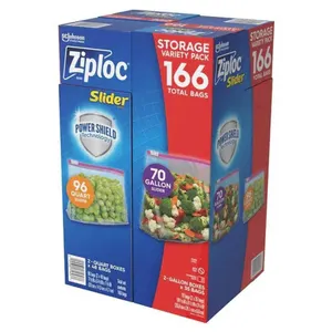 Ziploc Slider Storage Bags Variety Pack 166ct