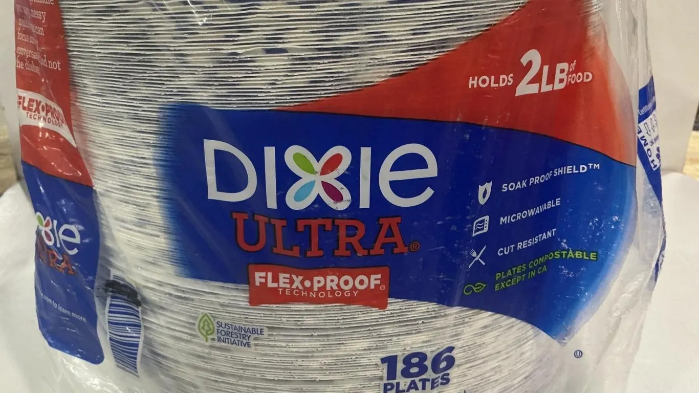 Dixie Ultra Paper Plates 10-116 Inch 186ct