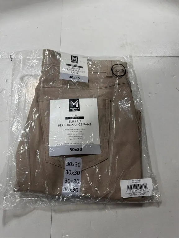 Benton Slim Fit Performance Pants Khaki 30x30