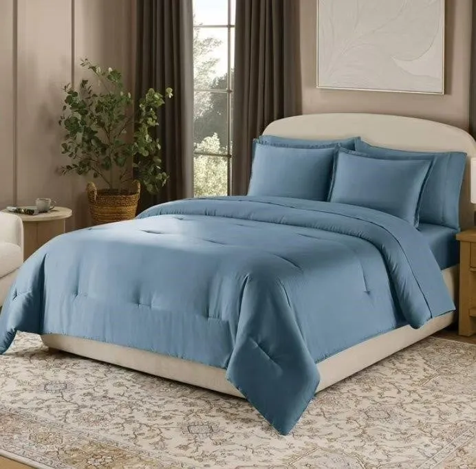 Cotton-Tencel Sateen King 3-Piece Comforter Set