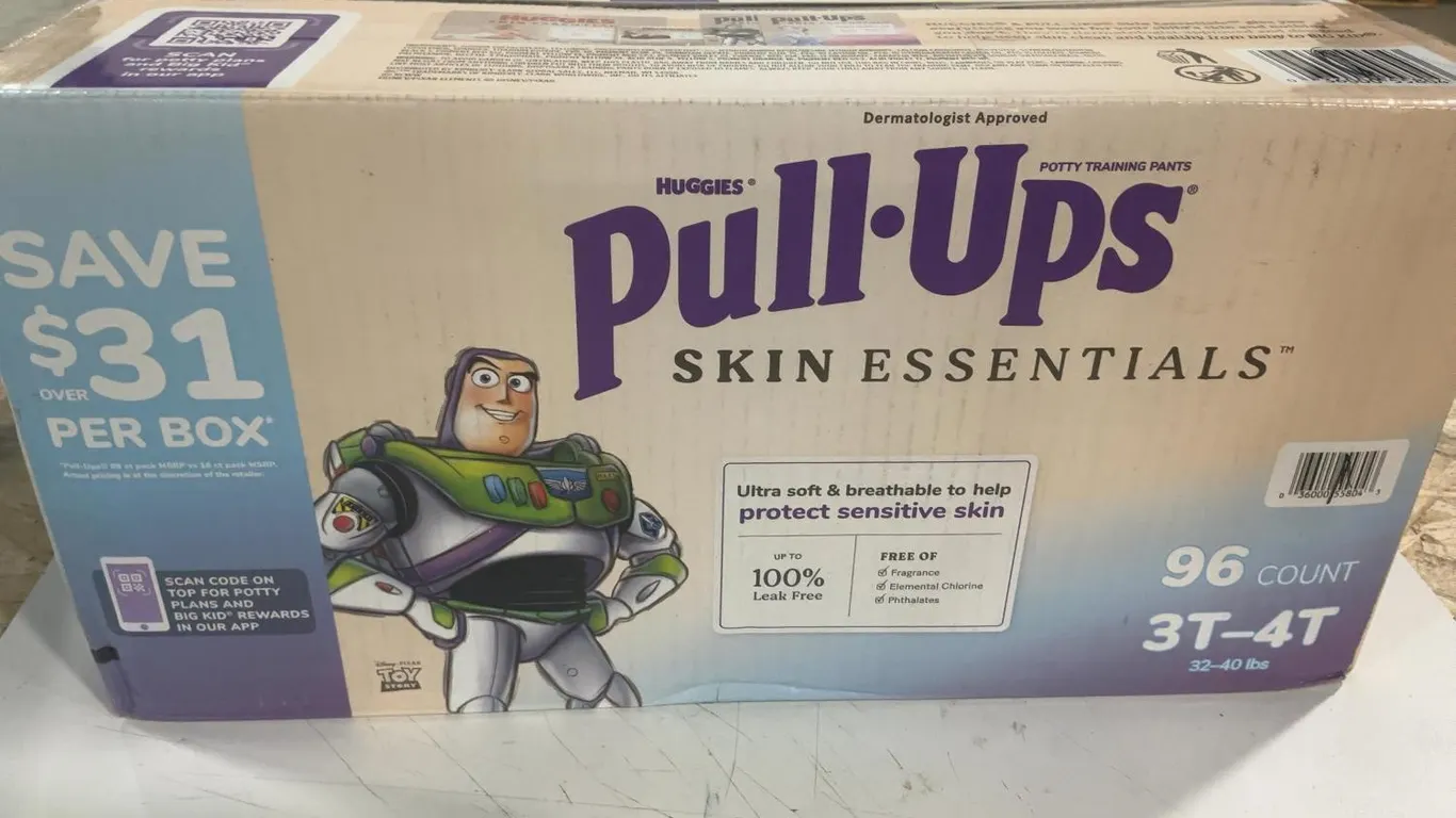 Huggies Skin Essentials Potty Pants 3T-4T 96ct