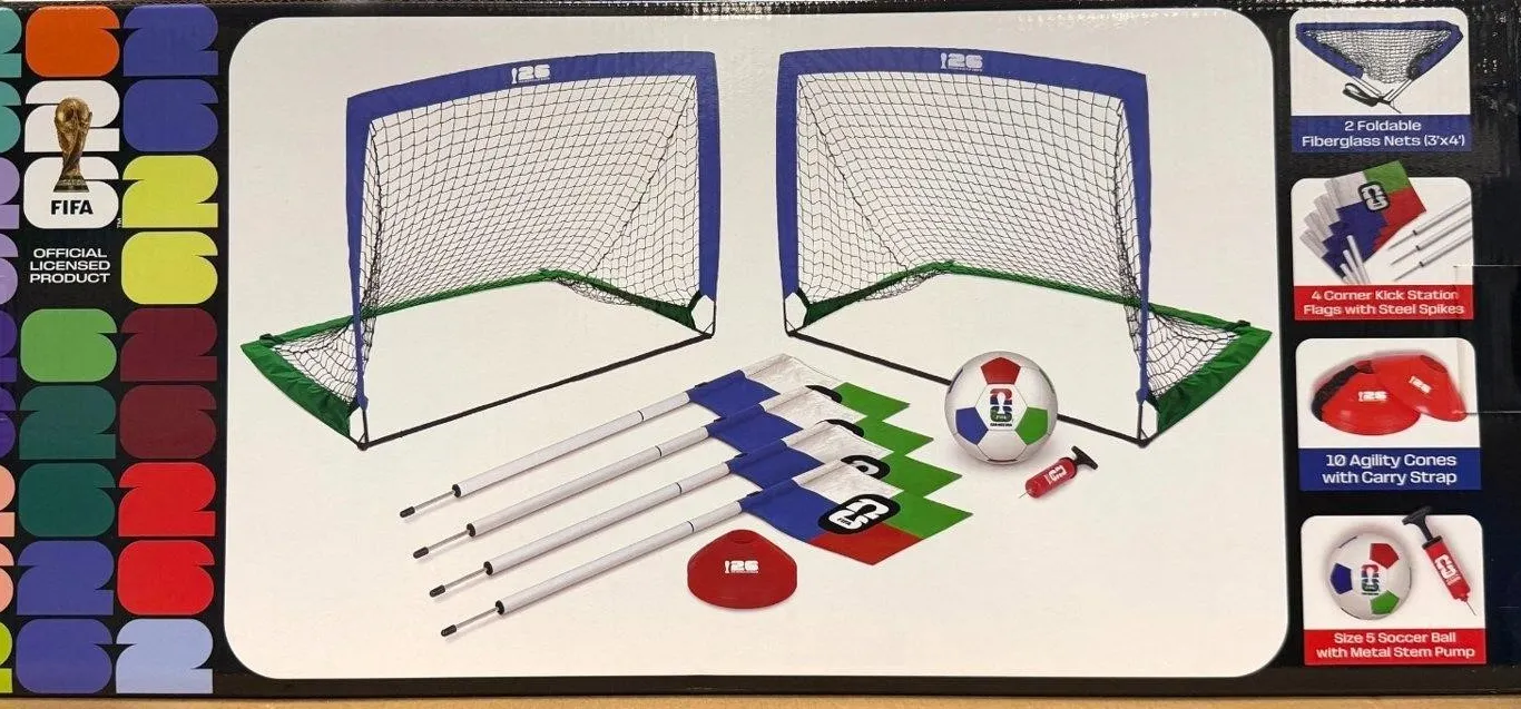 FIFA Soccer Stadium Training Set Cones And Flags