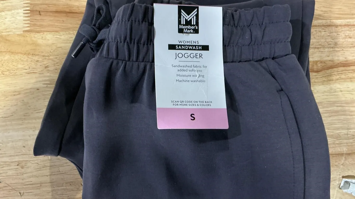 Sandwash Jogger Pants Womens Small Dark Grey