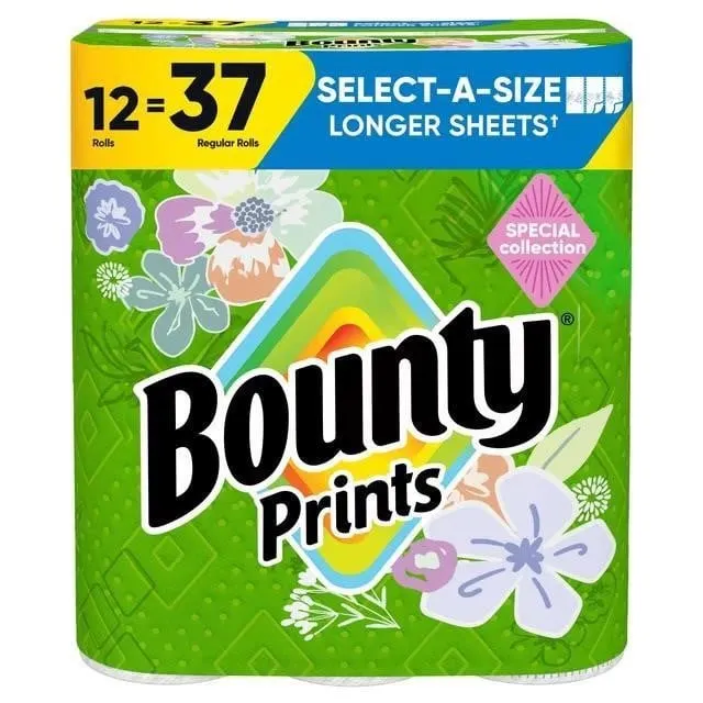 Bounty Select-A-Size Paper Towels 128ct 12pk