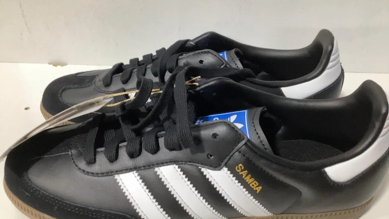 Adidas Samba OG Sneakers Black White Size 7.5M...