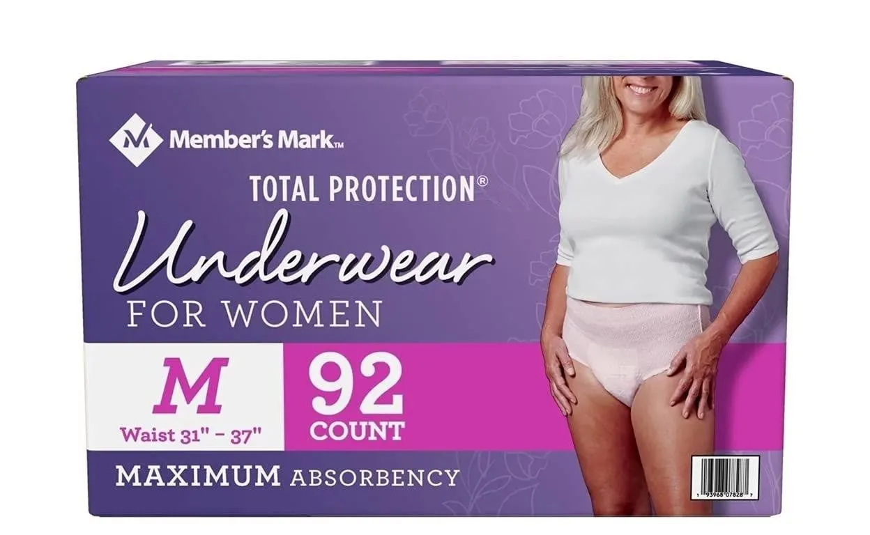 Incontinence Protective Underwear Medium 92ct