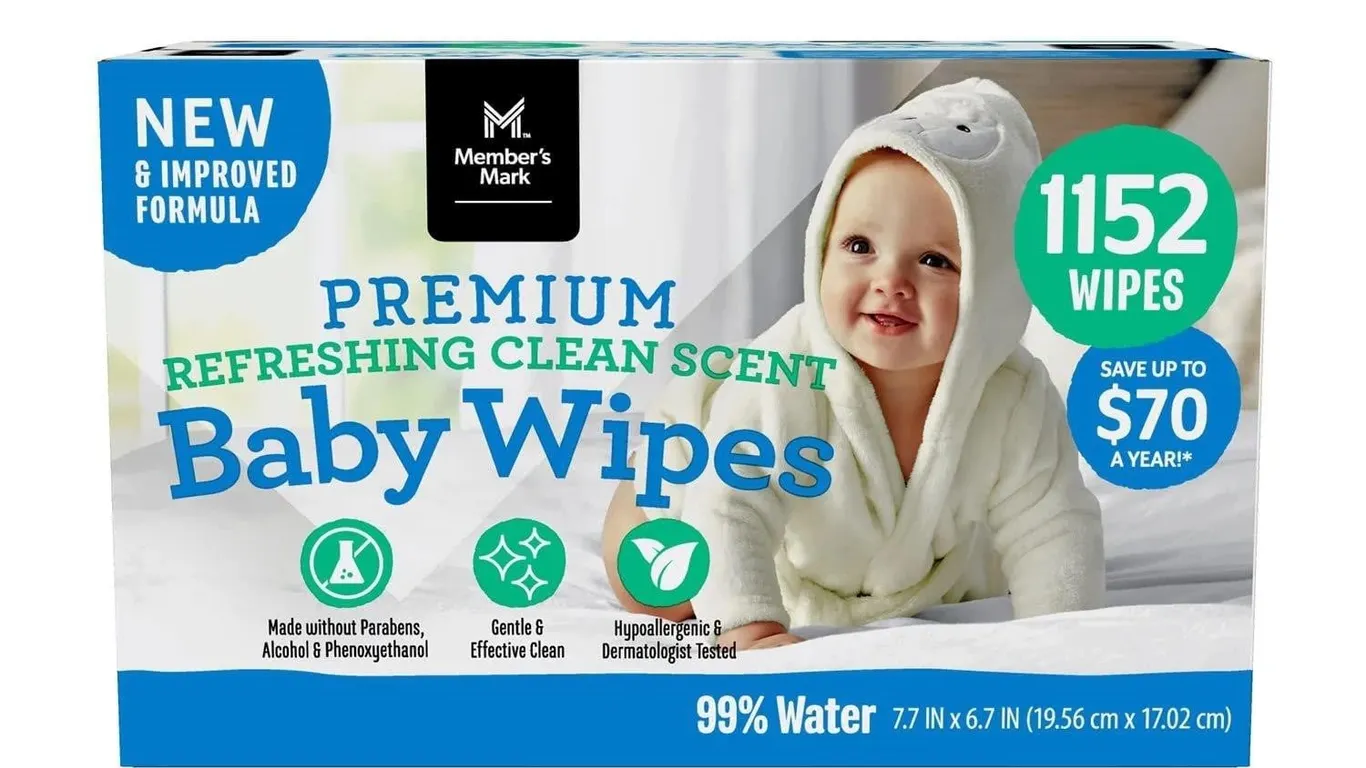 Premium Scented Baby Wipes 1152ct