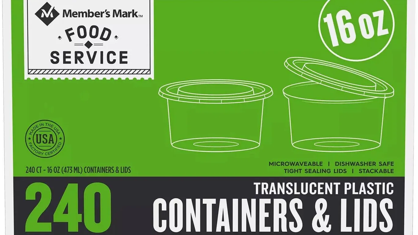 Deli Containers with Lids 16 oz 240ct