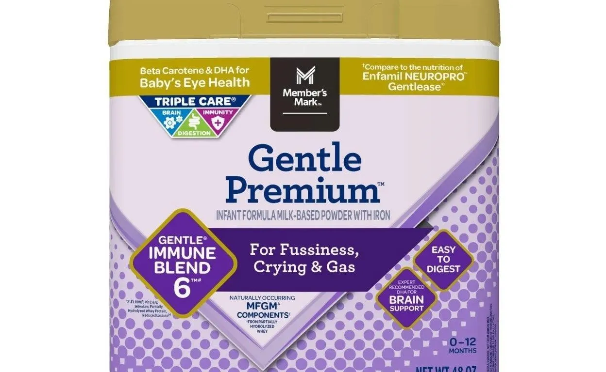 Gentle Infant Formula Milk-Based Powder 48 Ounce