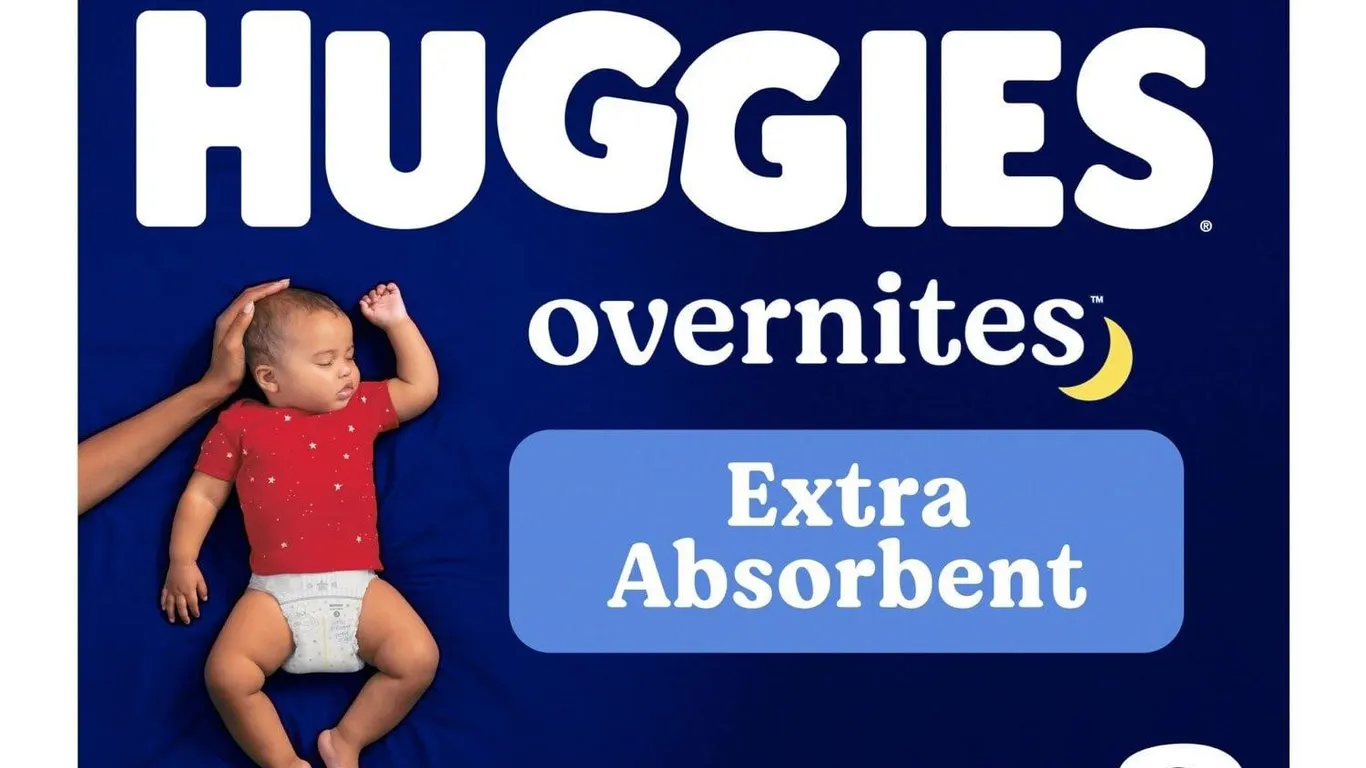 Huggies Overnites Diapers Size 3 132ct 2pk