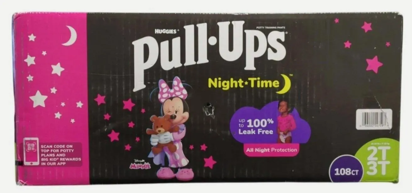 Pull-Ups Girls Night-Time Training Pants 2t-3t...