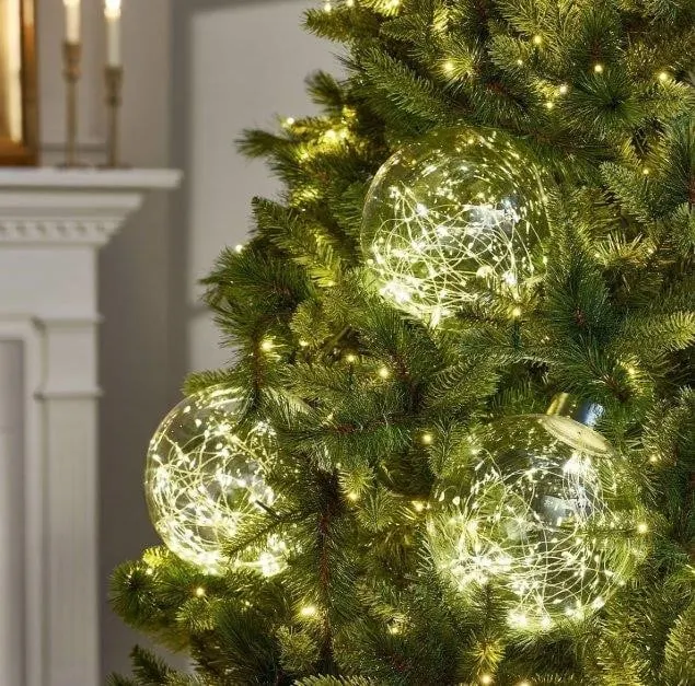 Oversized Twinkling Globe Lights 3pk