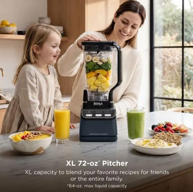 Ninja SmoothieiQ 1400PW Blender 72oz Pitcher