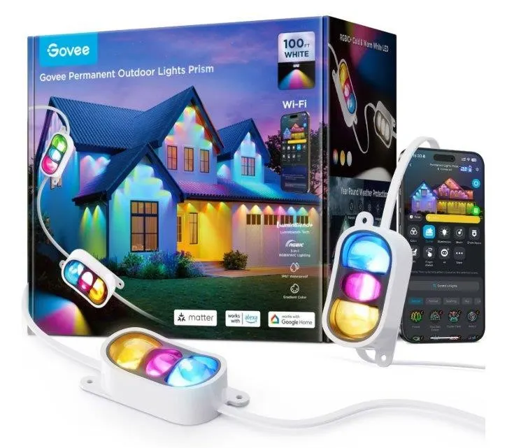 Govee 100ft Prism Permanent Outdoor Lights