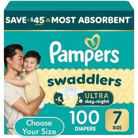Pampers Swaddlers Size 7 Diapers 100ct
