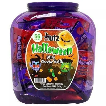 Utz Halloween Mini Cheese Balls 14 oz