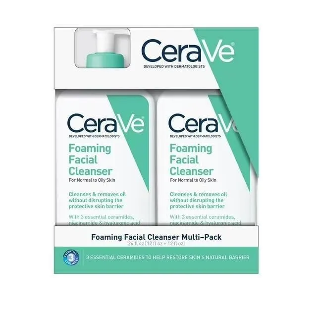 CeraVe Foaming Facial Cleanser 12 fl. oz. 2pk