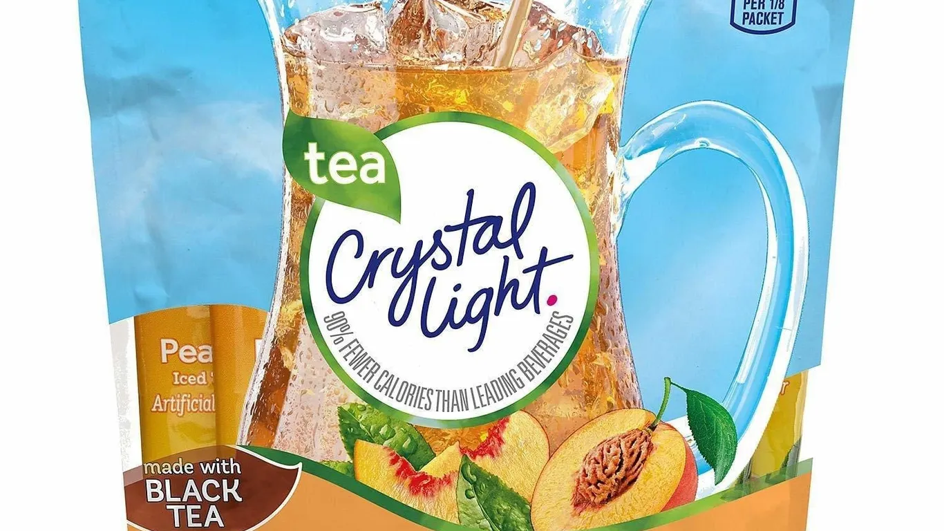 Crystal Light Peach Iced Tea Sticks 16ct 32qt