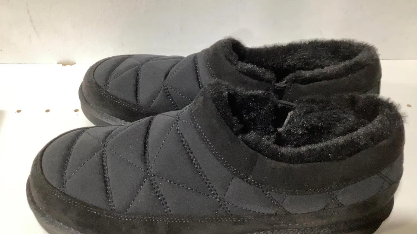 S Mens Quilted House Slippers Size 10