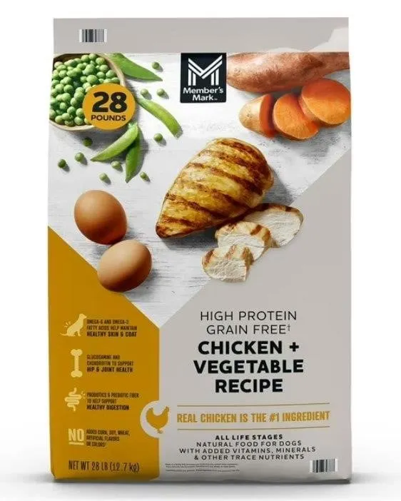 Grain Free Chicken Veg Dog Food 28 Lbs