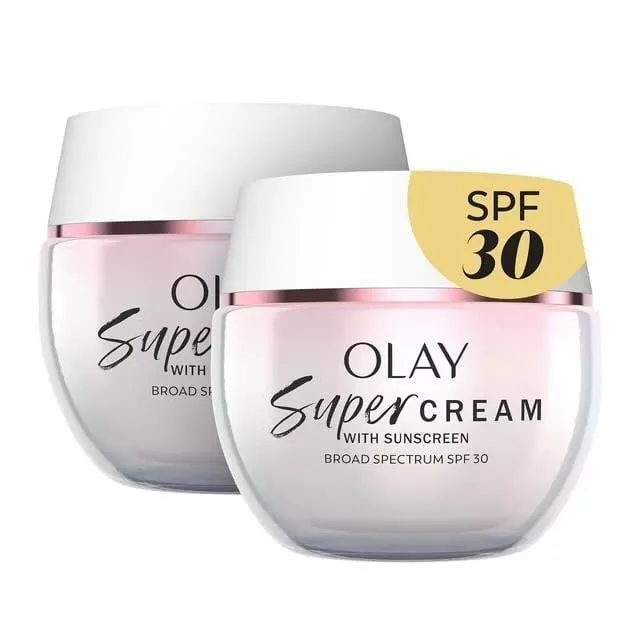 Olay Super Cream Broad Spectrum SPF 30 2pk