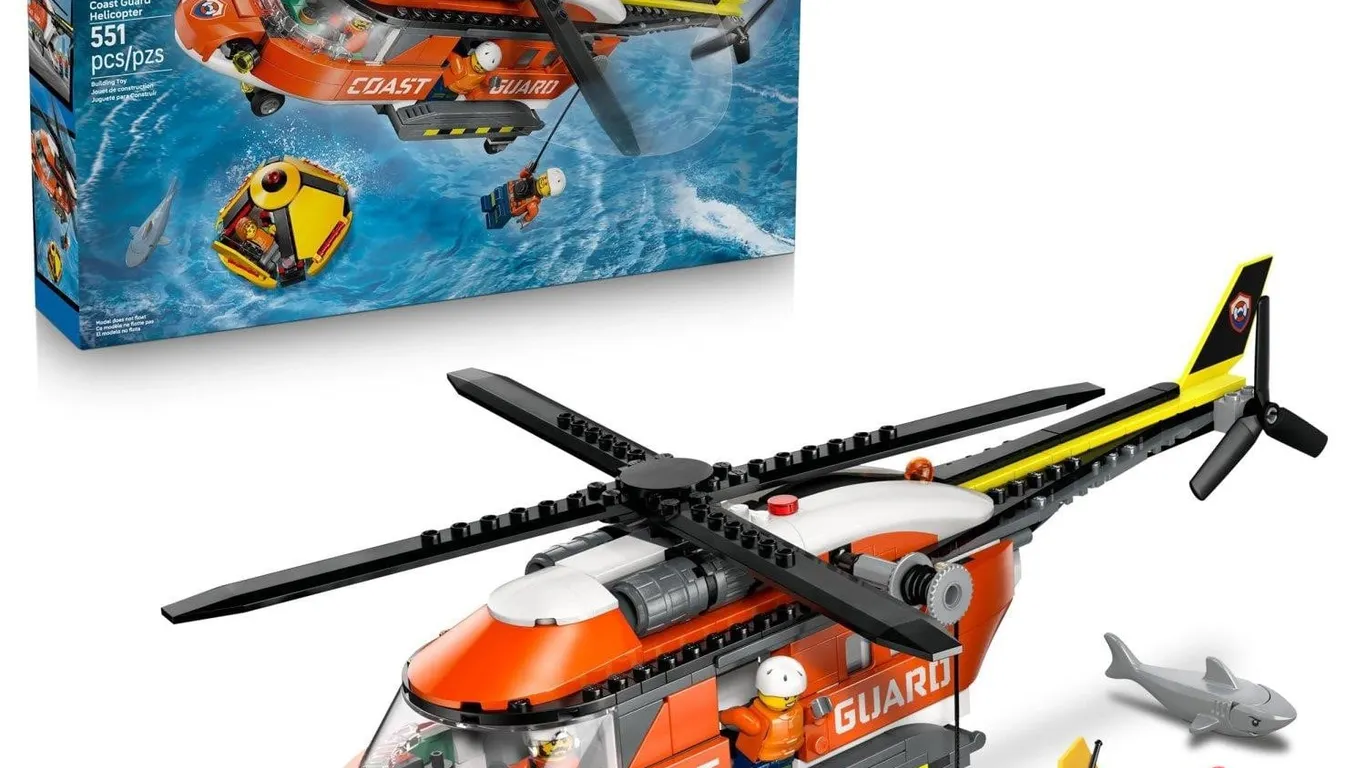 Lego City Coast Guard Helicopter 60503 Building...