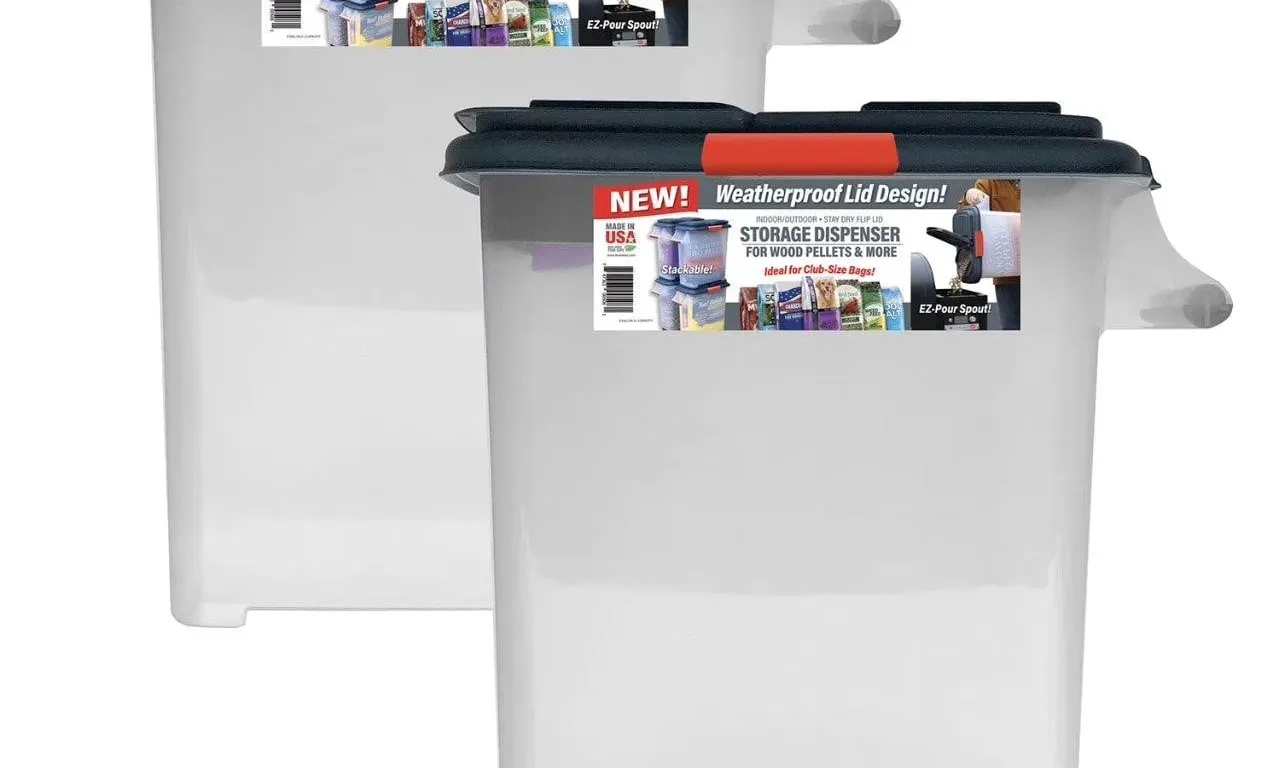 Buddeez Weatherproof Storage Container 32qt 2pk